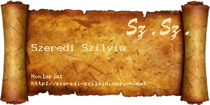Szeredi Szilvia névjegykártya